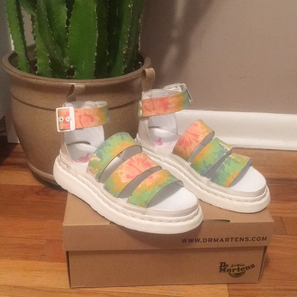 dr martens tie dye sandals